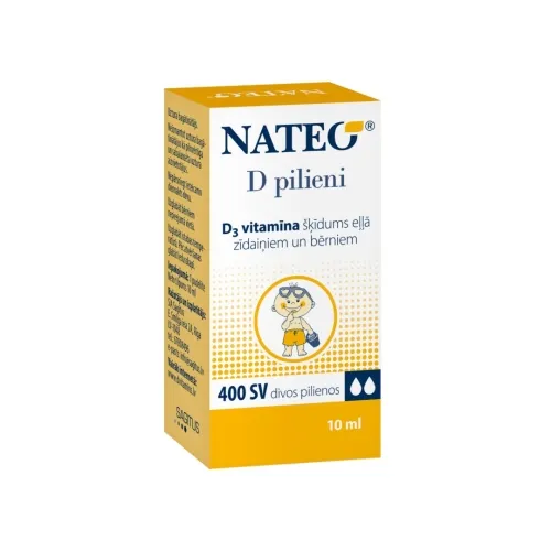 NATEO D pilieni bērniem, 10 ml