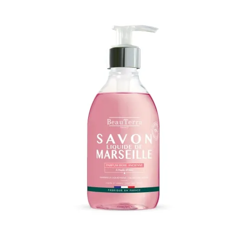 BEAUTERRA antīkā roze Marseļas šķidrās ziepes, 300 ml