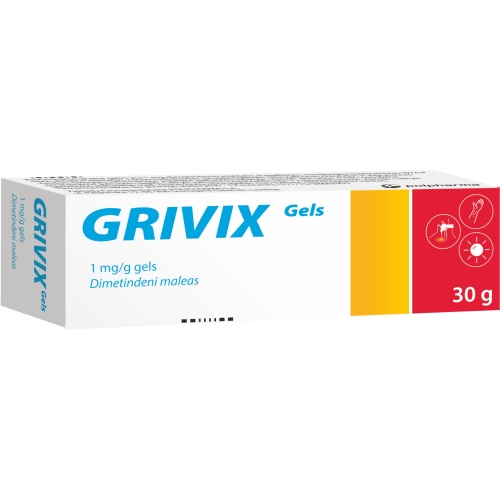 GRIVIX 1 MG/G GĒLS 30G