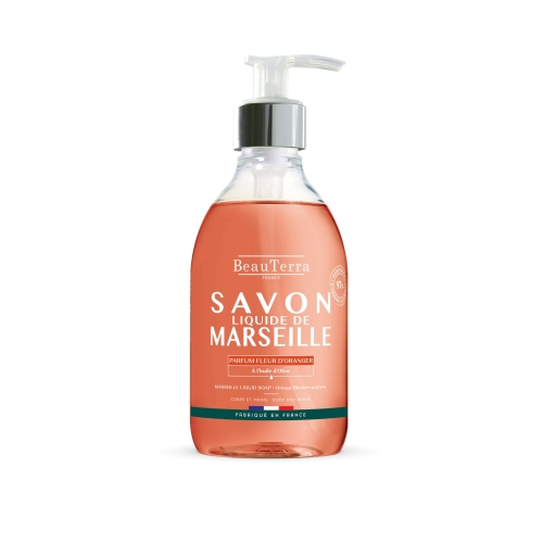 BEAUTERRA apelsīnu ziedu Marseļas šķidrās ziepes, 300 ml