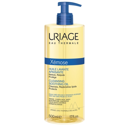 URIAGE Xemose Huile Soothing attīroša eļļa, 500 ml
