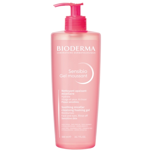 BIODERMA Sensibio Gel moussant attīrošs putojošs gels jutīgai ādai, 50