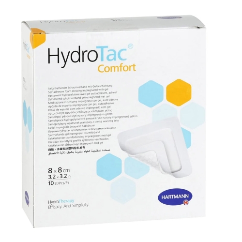 HYDROTAC Comfort brūču pārsējs (8 x 8 cm), 1 gab.