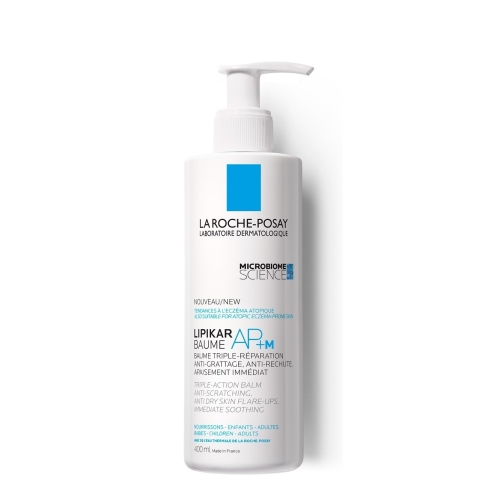 LA ROCHE-POSAY Lipikar Baume AP+M lipīdu līmeni papildinošs balzams, 400 ml