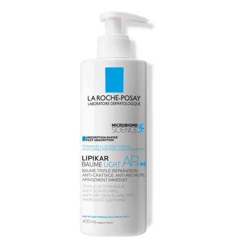 LA ROCHE-POSAY Lipikar Baume AP+M Light ķermeņa balzāms, 400 ml