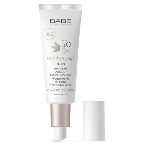 BABĒ Sun SPF50+ Healthy aging super fluīds, 40 ml