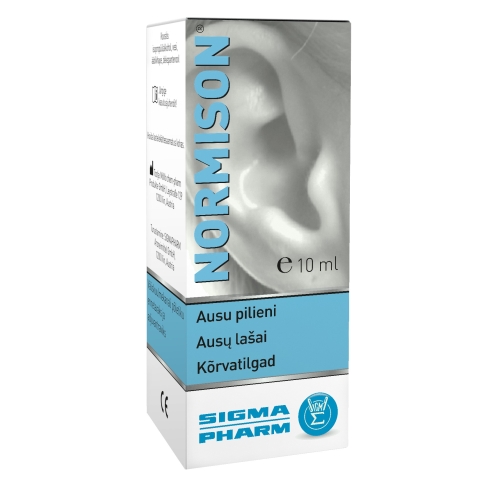 NORMISON ausu pilieni,  10 ML