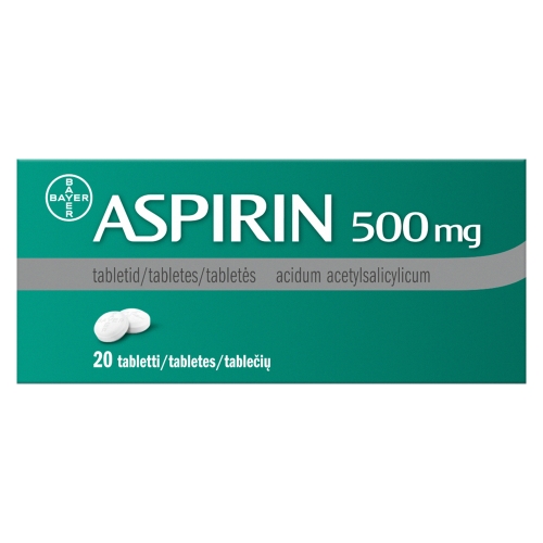 ASPIRIN 500MG TABLETES N20 (BAYER)