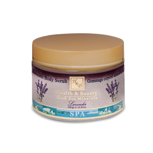 Healthe&Beauty Aromātiskais pīlings ķermeni ar Lavandu 450g