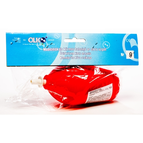 GUMIJAS KLIZMAS BALONS AR CIETO UZGALI NR.9 (OLKO)