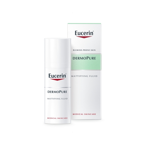 EUCERIN Dermopure matējošs fluīds ādai ar tieksmi uz akni, 50 ml
