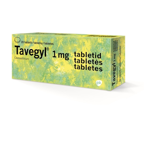 TAVEGYL 1MG TABLETES N20