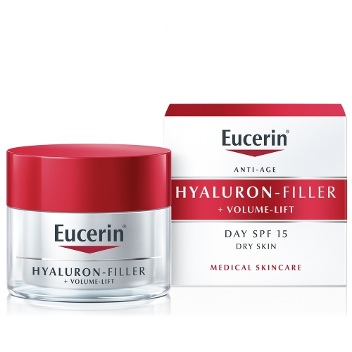EUCERIN Hyaluron-Filler + Volume Lift dienas krēms sausai ādai, 50 ml