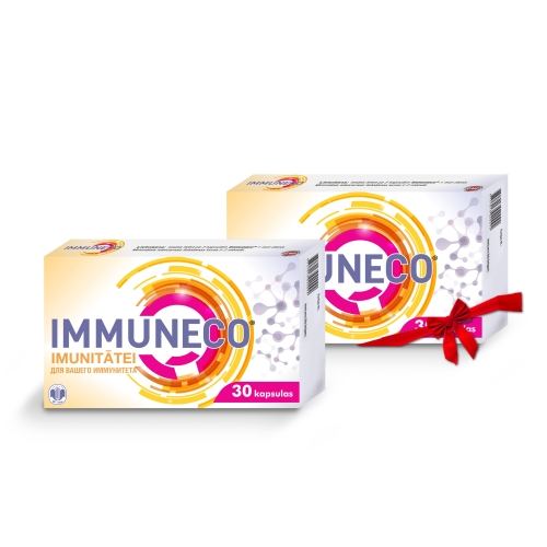 IMMUNECO kapsulas (1+1), 30 gab