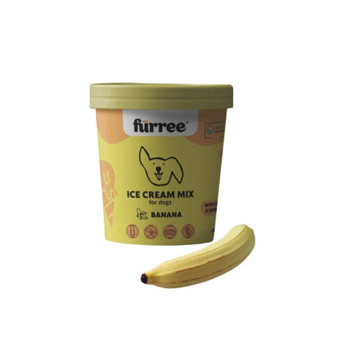Fürree saldējuma pulveris Banāns 60g (10 porcijas) suņiem