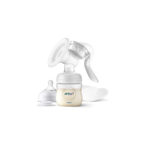 PHILIPS Avent Lotus manuālais krūts piena sūknis ar pudelīti