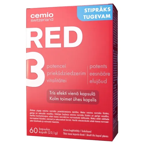 RED3 Stiprāks kapsulas, 60 gab
