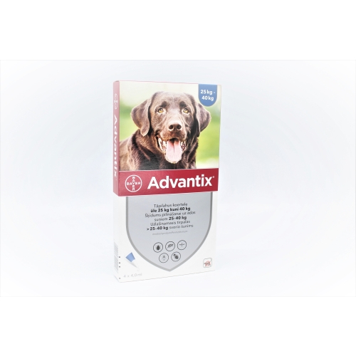 ADVANTIX   400/2000MG ŠĶĪD 4ML SUŅIEM 25-40KG N4