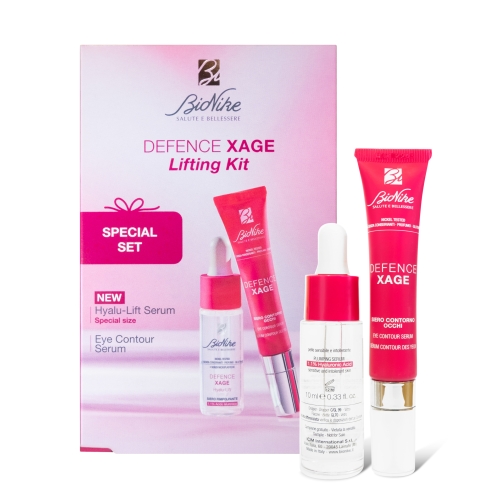 BIONIKE Defence dāvanu komplekts - acu krēms Xage 15ml & serums Hyalulift 10ml