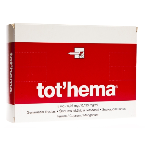 TOTHEMA 10ML AMPULAS N20