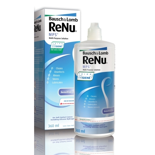 RENU MPS kontaktlēcu kopšanas šķīdums jutīgām acīm, 360ml