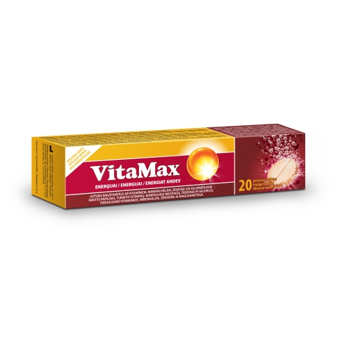 Vitamax putojošās tabletes ENERĢIJAI, N20