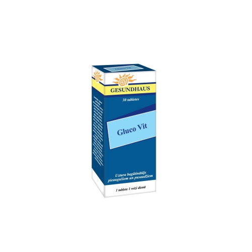 GLUCO VIT tabletes, 30 gab.