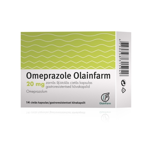 OMEPRAZOLE OLAINFARM CPS 20MG N14