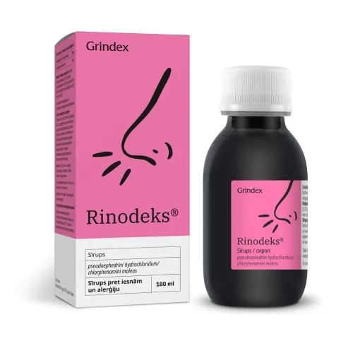 RINODEKS sīrups, 180 ml