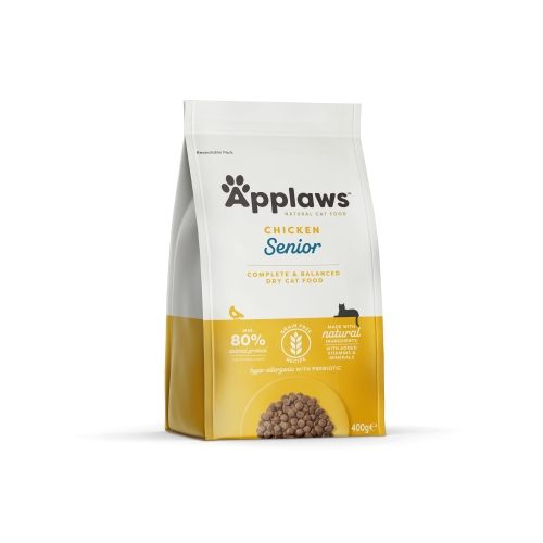 Applaws kaķu sausā barība senioriem vista 400g