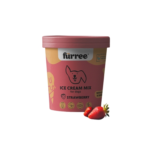 Fürree saldējuma pulveris Zemene 60g (10 porcijas) suņiem