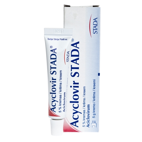 ACYCLOVIR STADA KRĒMS 5% 5G