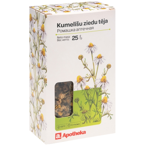 APOTHEKA Tēja kumelīšu ziedi, 25 g