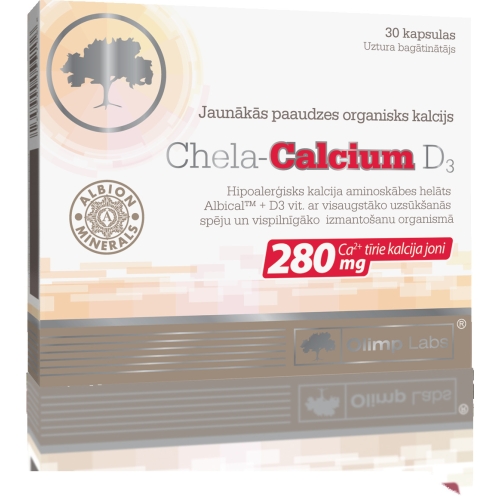 OLIMPLABS CHELA-CALCIUM D3 CPS N30