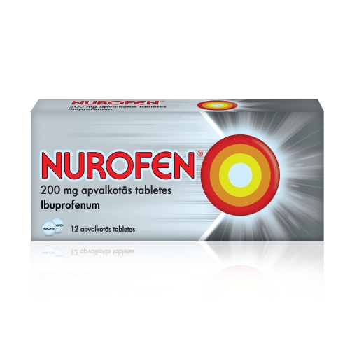 NUROFEN 200 mg tabletes, 12 gab.