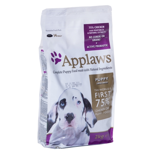 Applaws kucēnu sausā barība lielām šķirnēm vista 2kg