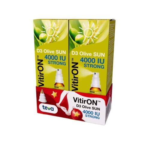 VITIRON D3 4000 OLIVE SUN 10ML 1+1 ZIEMASSVĒTKU KOMPLEKTS