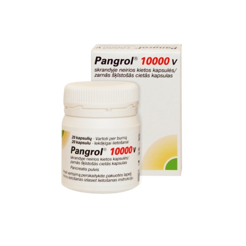 PANGROL 10000 KAPSULAS N50