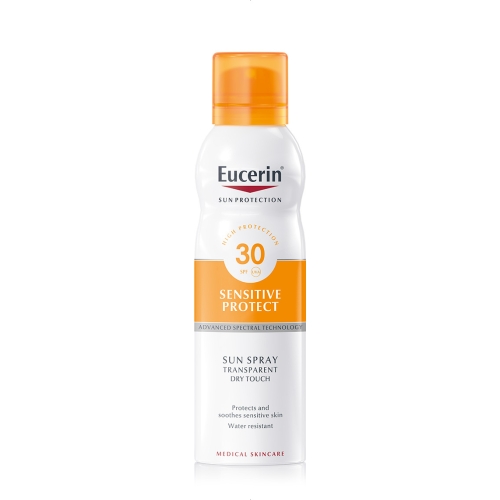 Eucerin Sun Oil Control Dry Touch SPF30 caurspīdīgs sauļošanās aerosol