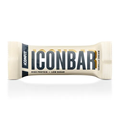 ICONFIT Iconbar Vanilla Cream proteīna batoniņš, 45 g.