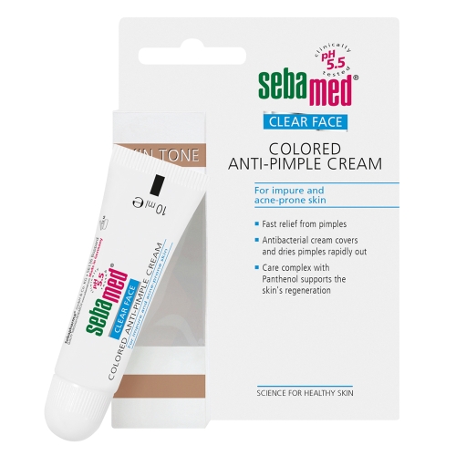 SEBAMED CLEAR FACE krēms pret pūtītēm ar toni, 10 ml