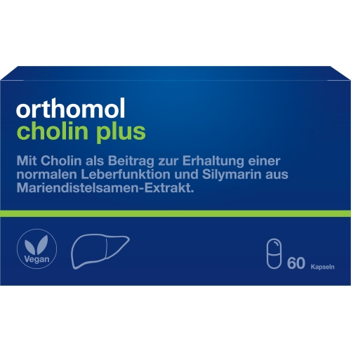 ORTHOMOL Cholin Plus kapsulas, 60 gab