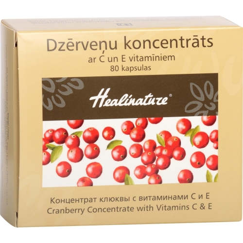 AP DZĒRVEŅU KONCENTRĀTS AR VIT.C E KAPSULAS N80 HEALINATURE