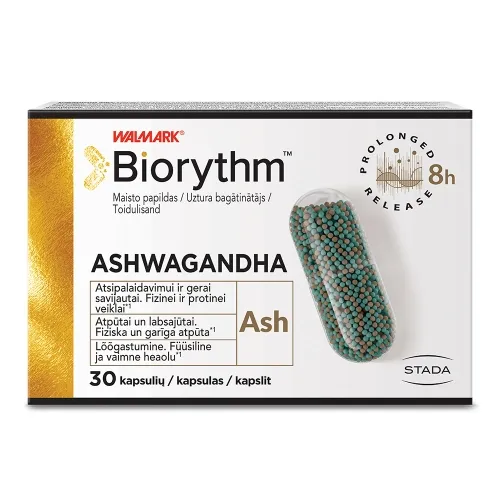 WALMARK Biorythm Ashwagandha kapsulas, 30 gab.