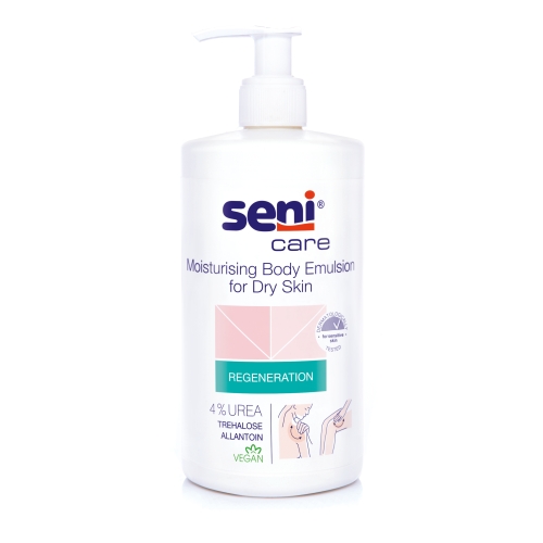 SENI CARE mitrinoša emulsija ķermenim, 4% Urea, 500 ml