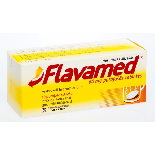 FLAVAMED 60MG PUTOJOŠĀS TABLETES N10