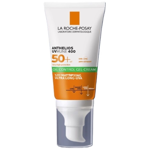 LA ROCHE-POSAY Anthelios UVMune 400 oil-control želeja-krēms SPF50+, 5
