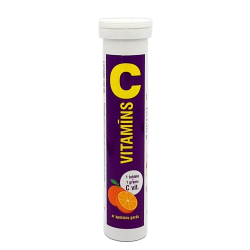 Vit.C 1000 mg ar apelsīnu garšu N20