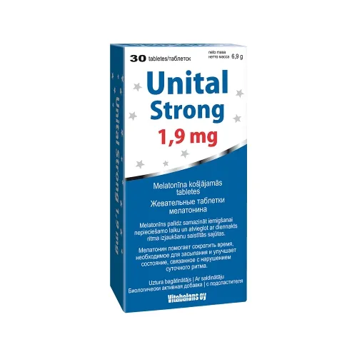 Unital Strong 1,9 mg tabletes, 30 gab