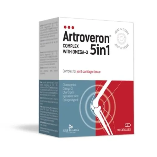 ARTROVERON® 5 IN 1 kapsulas, 90 gab